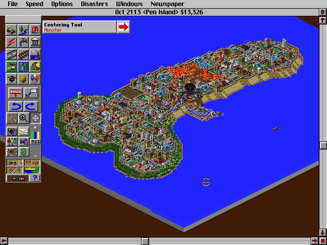 This is a SimCity 2000 dick city.